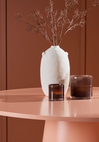 VENTURE DESIGN Lanzo spisebord, rund - fersken MDF (120)