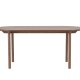 VENTURE DESIGN Andy spisebord, ovalt - naturlig MDF og stl (180x75)