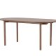 VENTURE DESIGN Andy spisebord, ovalt - naturlig MDF og stl (180x75)