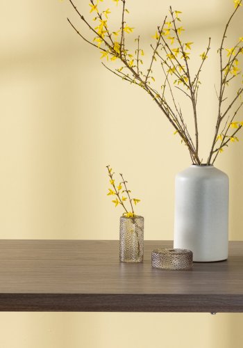 VENTURE DESIGN Andy spisebord, ovalt - naturlig MDF og stl (180x75)