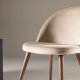 VENTURE DESIGN Matstol i sammet - beige polyestersammet och stl i trlook