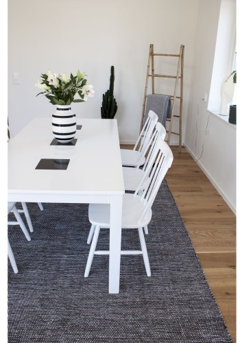 VENTURE DESIGN Lönneberga spisestuestol - hvit gummitre