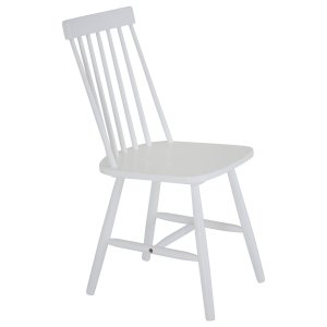 VENTURE DESIGN Lönneberga spisebordsstol - hvid gummitr