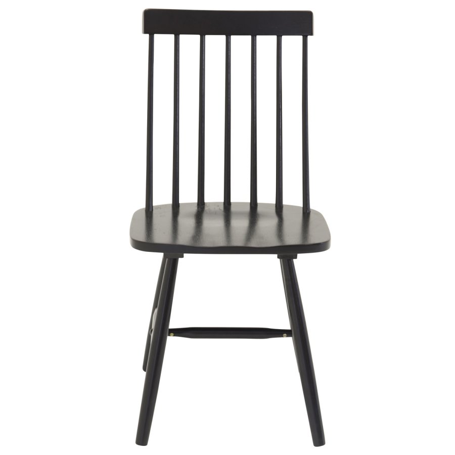 VENTURE DESIGN Lönneberga spisestuestol - svart gummitre