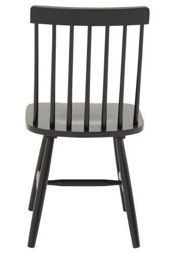 VENTURE DESIGN Lönneberga spisestuestol - svart gummitre