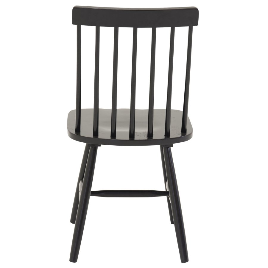 VENTURE DESIGN Lönneberga spisestuestol - svart gummitre