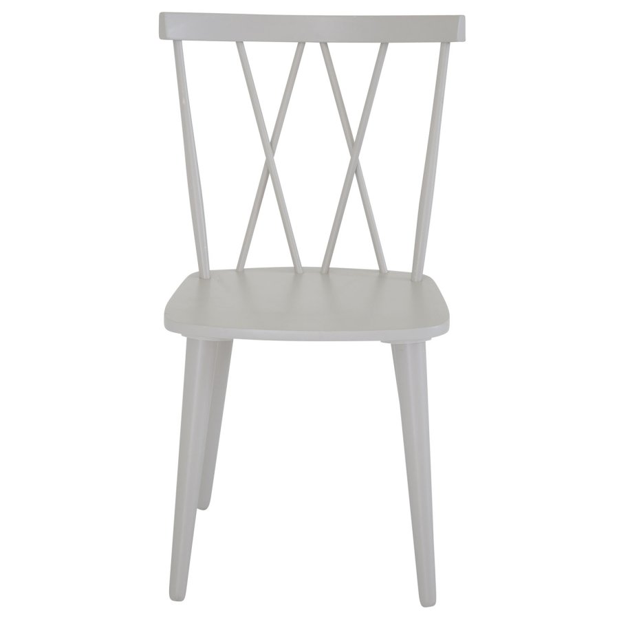 VENTURE DESIGN Mariannelund spisebordsstol - gr gummitr