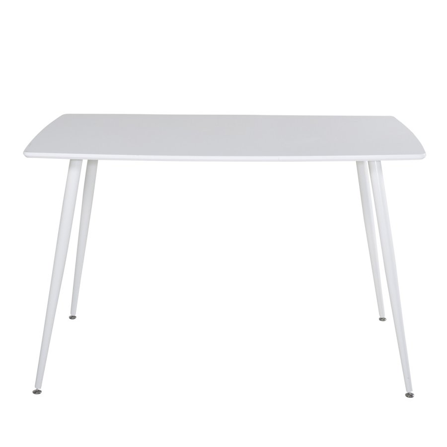 VENTURE DESIGN Polar spisebord - hvit MDF og hvitt metall (120x80)