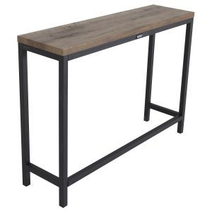 VENTURE DESIGN Rise sidobord - brun MDF och metall (110x30)