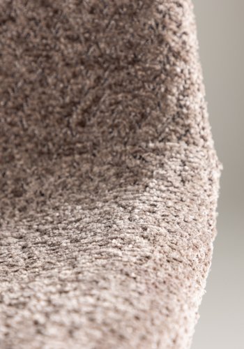 VENTURE DESIGN Polar spisestuestol - grtt boucléstoff og sort stl