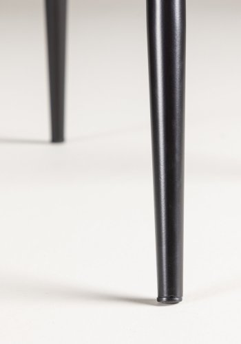 VENTURE DESIGN Polar spisestuestol - grtt boucléstoff og sort stl