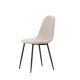 VENTURE DESIGN Polar spisestuestol - beige boucléstoff og sort stl