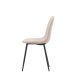 VENTURE DESIGN Polar spisestuestol - beige boucléstoff og sort stl