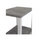 VENTURE DESIGN Rise nattbord - gr MDF og metall (45x30)