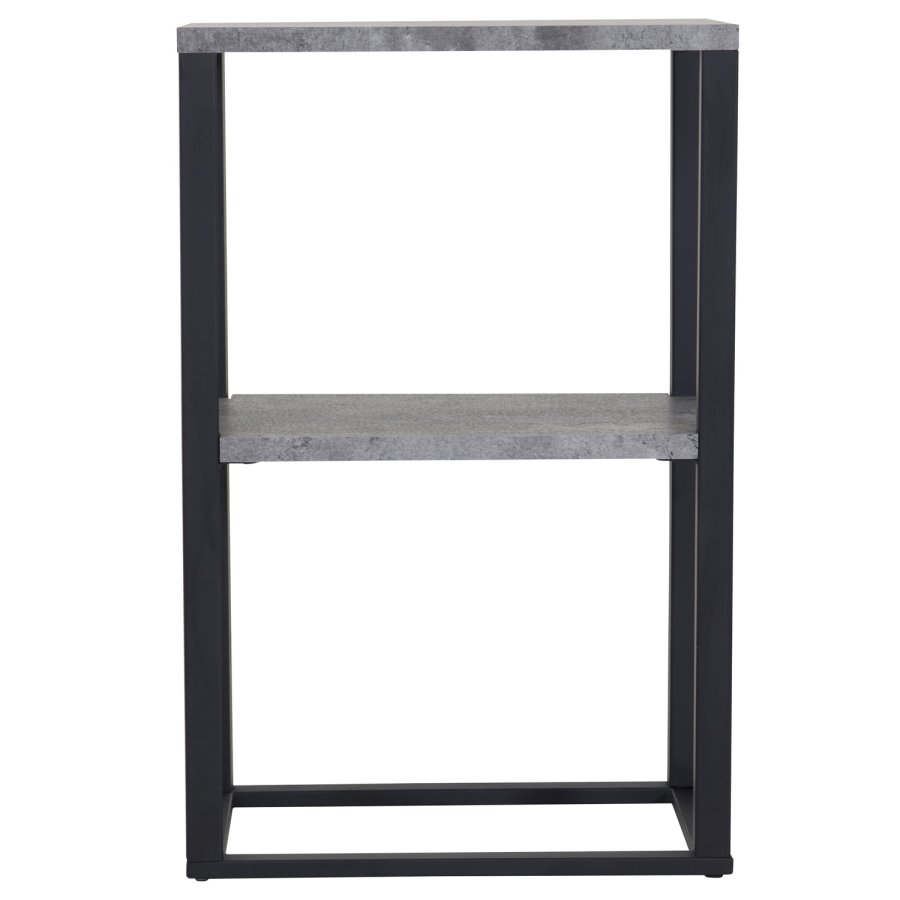 VENTURE DESIGN Rise nattbord, m. 1 hylle - gr MDF og metall (45x30)