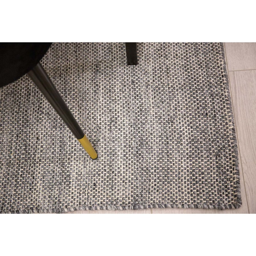 VENTURE DESIGN Devi-teppe - grafittgr polyester og bomull (170x240)