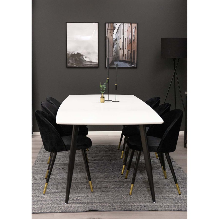 VENTURE DESIGN Devi-teppe - grafittgr polyester og bomull (170x240)