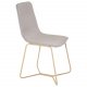 VENTURE DESIGN X-Chair matbordsstol - gr polyester och naturmetall