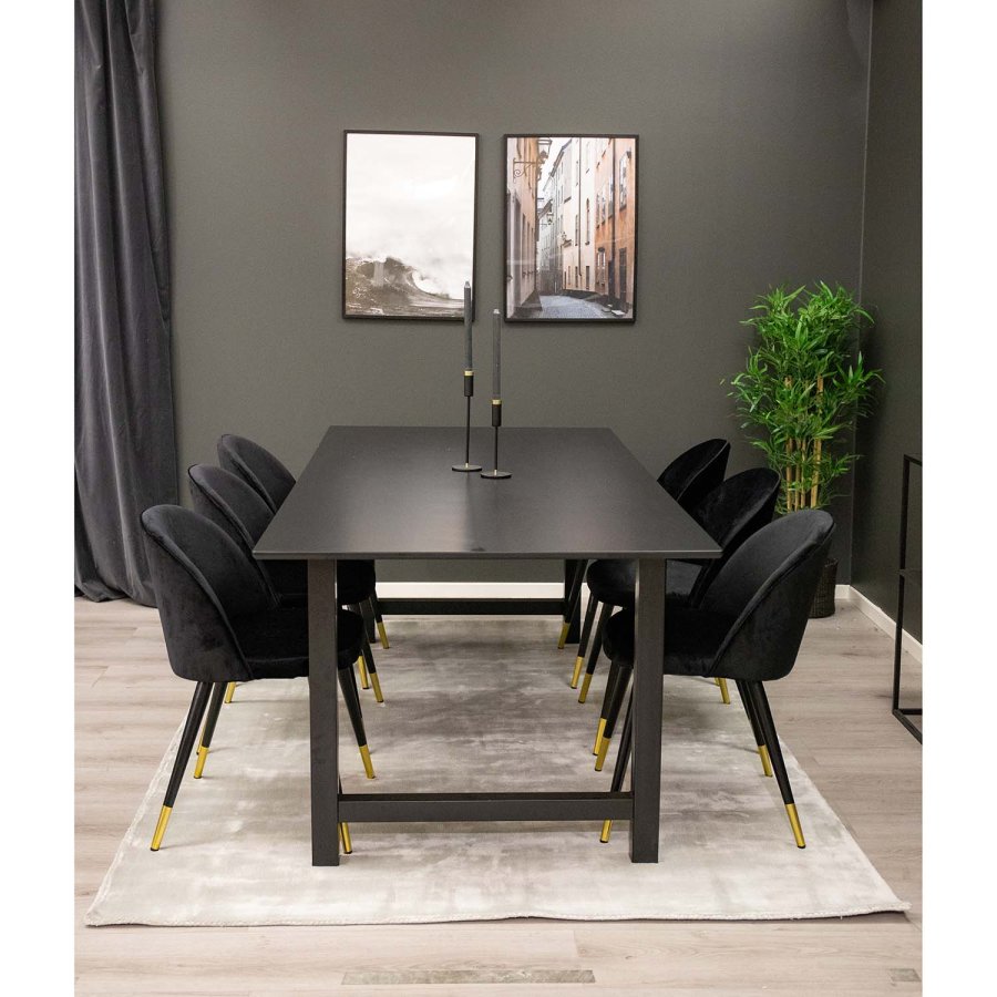 VENTURE DESIGN Indra-teppe - slvviskose og bomull (170x240)