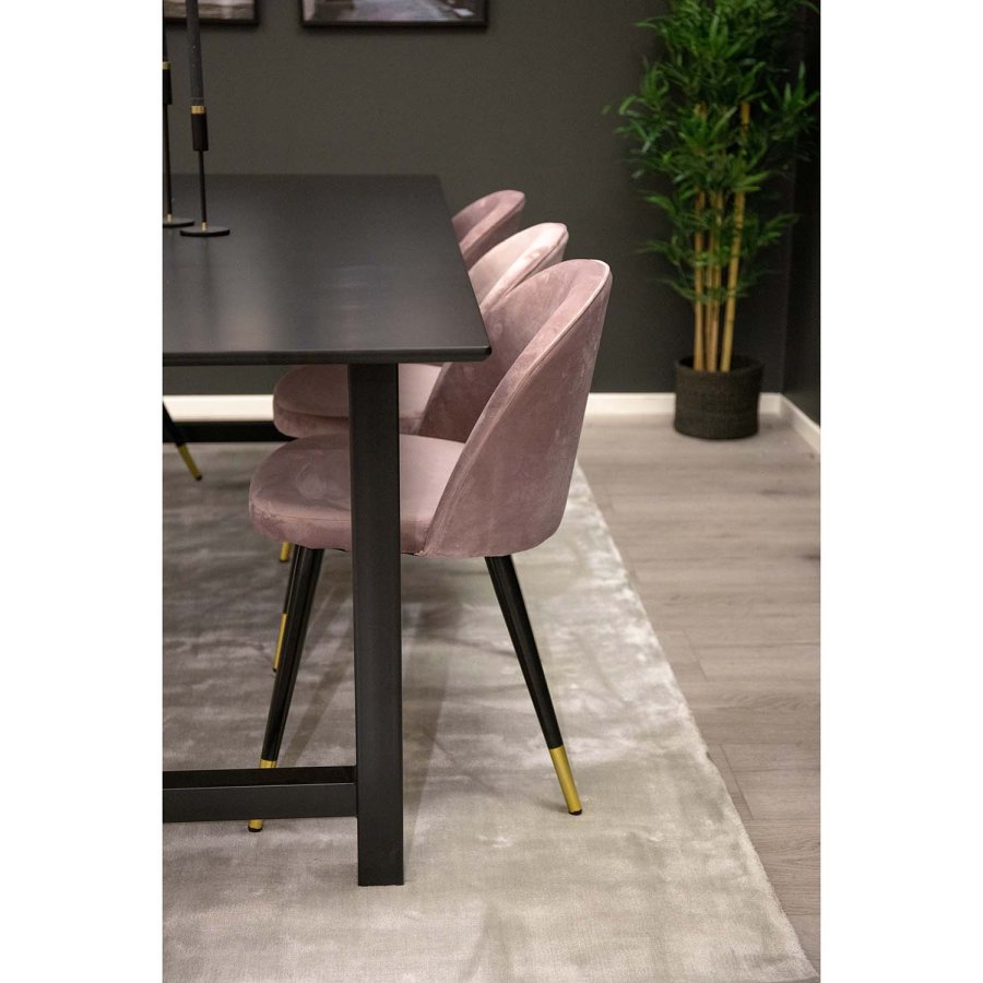 VENTURE DESIGN Indra-teppe - slvviskose og bomull (170x240)