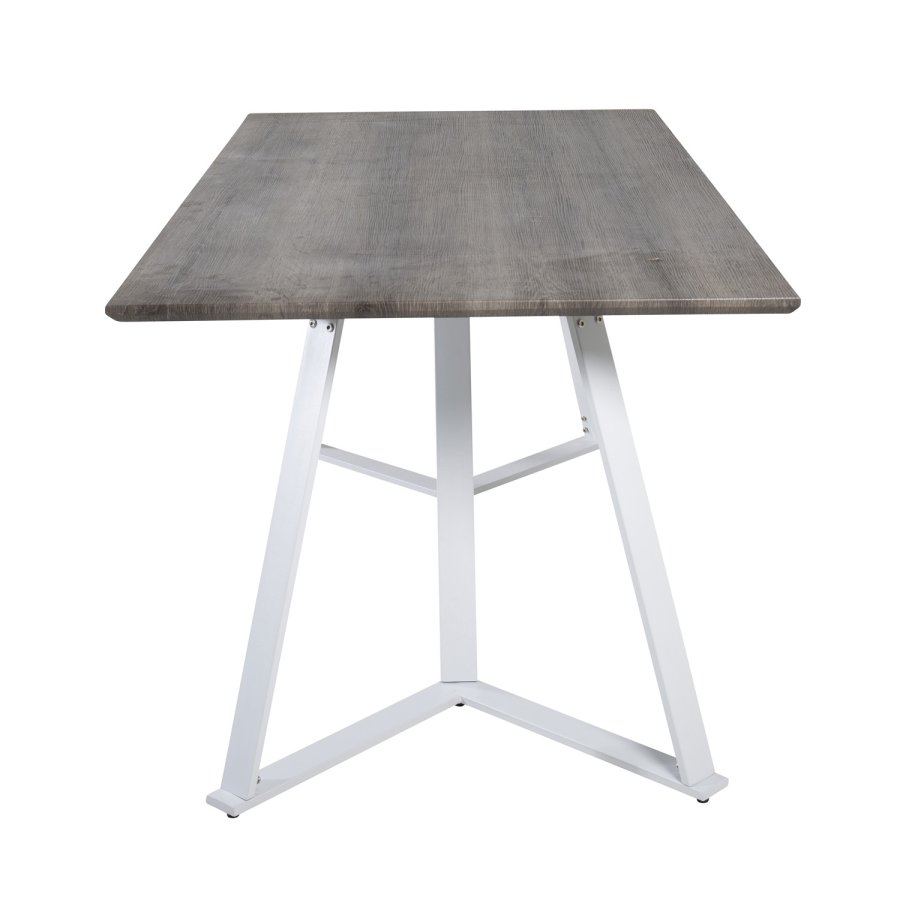 VENTURE DESIGN Marina spisebord - gr MDF og hvid metal (180x90) 