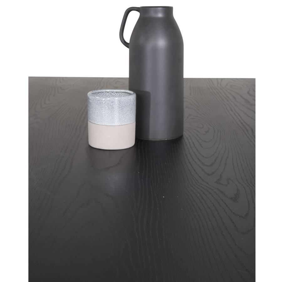 VENTURE DESIGN Spisebordstol i flyel, med armlener - gr velour og metall