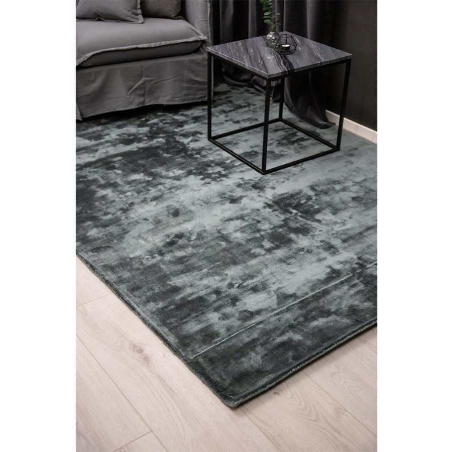 VENTURE DESIGN Estelle sidebord - gr marmor og metal (50x50)