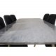 VENTURE DESIGN Velvet Deluxe spisebordsstol, med armlener - sort velour og metall