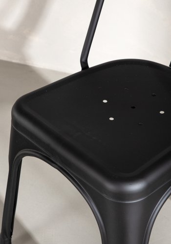 VENTURE DESIGN Tempe spisestuestol - matt sort stl