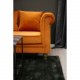 VENTURE DESIGN Velvet 3-seters sofa - oransje velur og tre