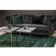 VENTURE DESIGN Velvet 3-seters sofa - sort velur og tre