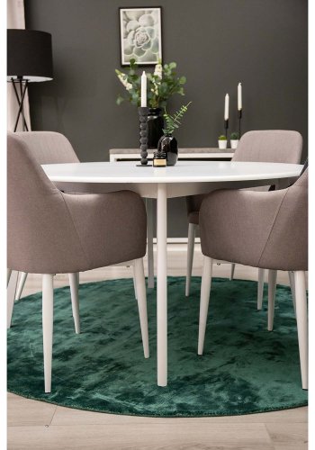 VENTURE DESIGN Indra-teppe - grnn viskose og bomull (200)