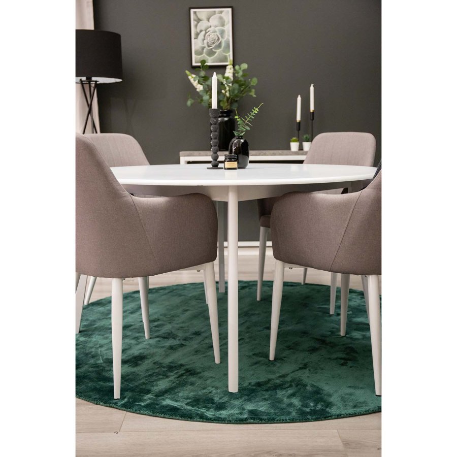 VENTURE DESIGN Indra-teppe - grnn viskose og bomull (200)