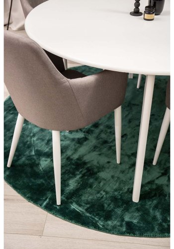 VENTURE DESIGN Indra-teppe - grnn viskose og bomull (200)