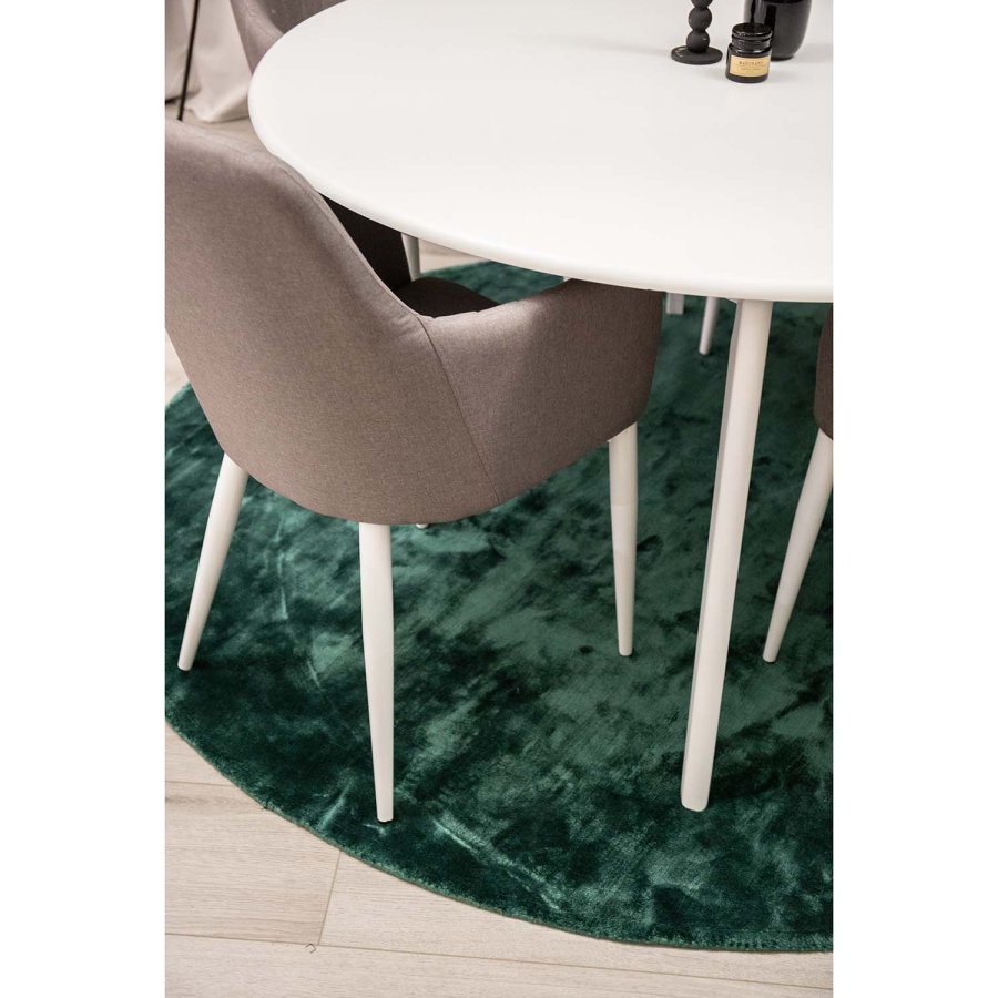 VENTURE DESIGN Indra-teppe - grnn viskose og bomull (200)