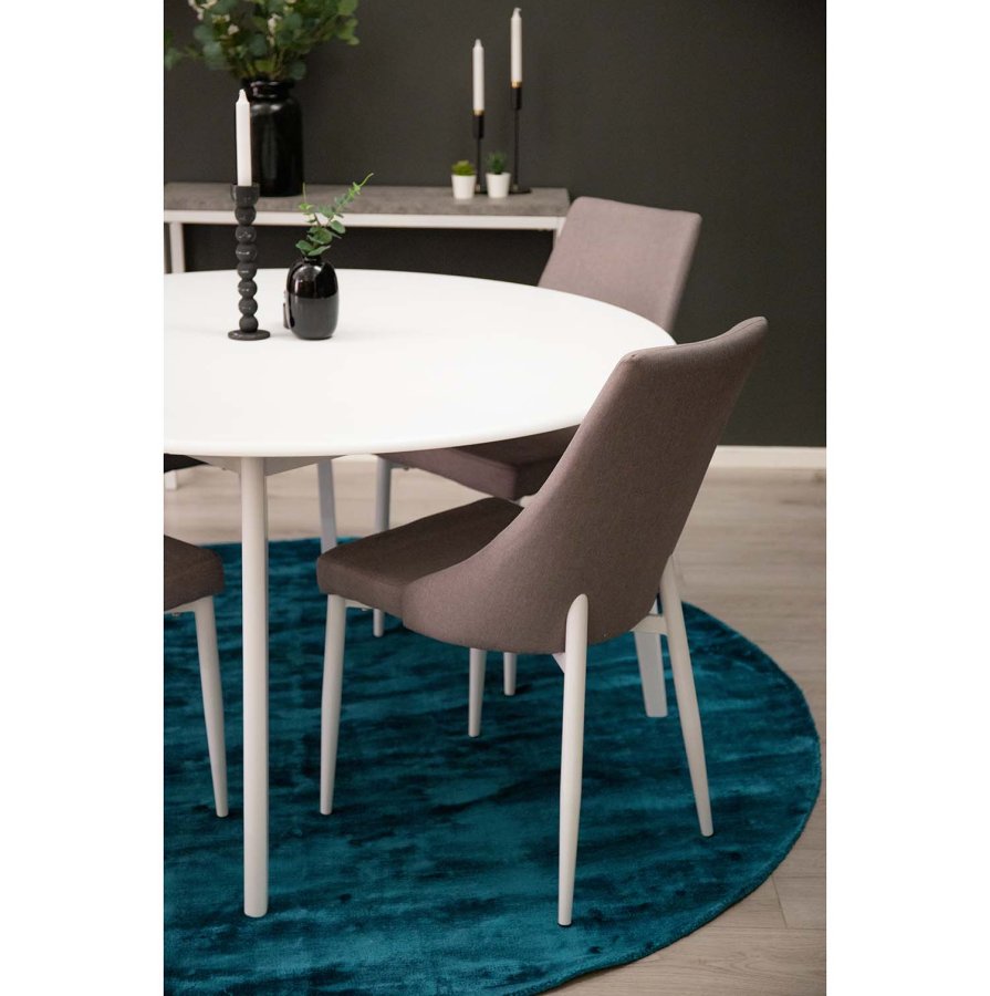 VENTURE DESIGN Indra-teppe - turkis viskose og bomull (200)