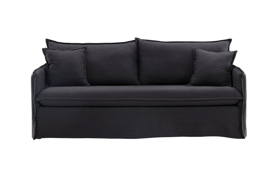 VENTURE DESIGN Nova 3 pers. sofa - sort stof og plastik