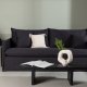 VENTURE DESIGN Nova 3 pers. sofa - sort stof og plastik
