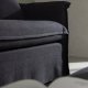 VENTURE DESIGN Nova 3 pers. sofa - sort stof og plastik