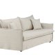 VENTURE DESIGN Nova 3-seters sofa - beige stoff og plast
