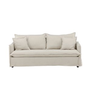 VENTURE DESIGN Nova 3 pers. sofa - beige stof og plastik