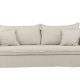 VENTURE DESIGN Nova 3-seters sofa - beige stoff og plast