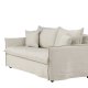 VENTURE DESIGN Nova 3-seters sofa - beige stoff og plast