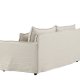 VENTURE DESIGN Nova 3-seters sofa - beige stoff og plast