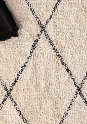 VENTURE DESIGN Thelma Rug Thelma Cotton - 50*80- -Rektangulr-Hvit/Sort