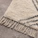 VENTURE DESIGN Love Carpet Love Cotton - 50*80- -Rektangulrt-Hvit/Sort