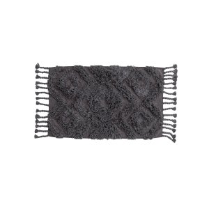 VENTURE DESIGN Hilma bademtte, rektangulr - mrkegr bomuld (50x80)