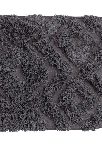 VENTURE DESIGN Hilma bademtte, rektangulr - mrkegr bomuld (50x80)