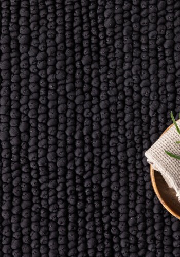 VENTURE DESIGN Wilmer Teppe Wilmer Polyester/Bomull - 50*80- -Rektangulrt-Sort