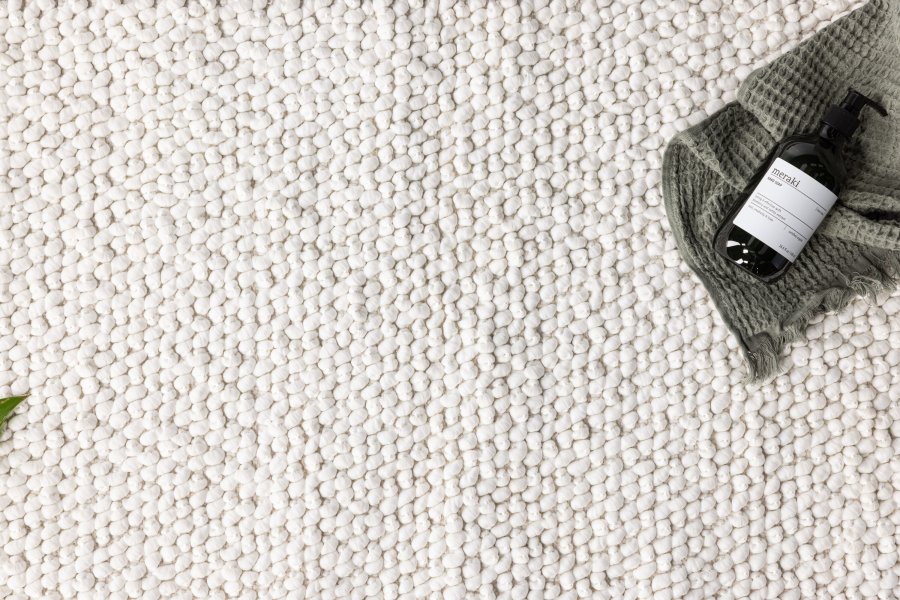 VENTURE DESIGN Wilmer Matta Wilmer Polyester/Bomull - 50*80- -Rektangulär-Vit